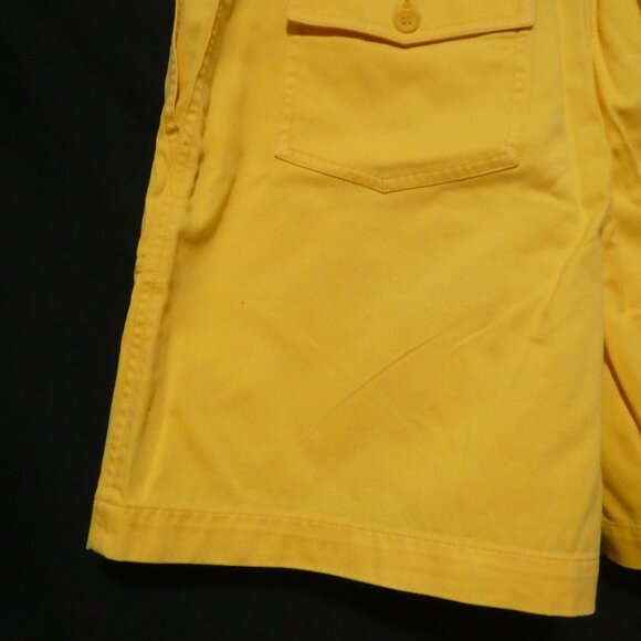 JONES NEW YORK SPORT | size 10 | Yellow Casual Shorts | 100% Cotton - Picture 12 of 16